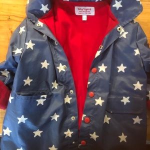 American Flag Raincoat